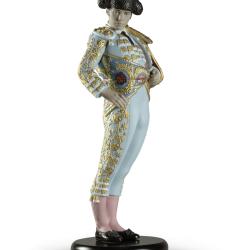 Lladro Bullfighter Figurine Blue. Limited Edition 01002013