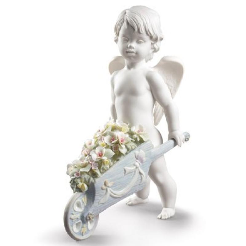 Celestial Flowers Angel Figurine Lladro 01009193