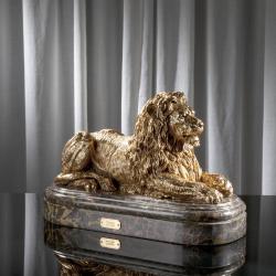 Soher Bronze Figure Huge Lion Spanish Handmade in Spain
