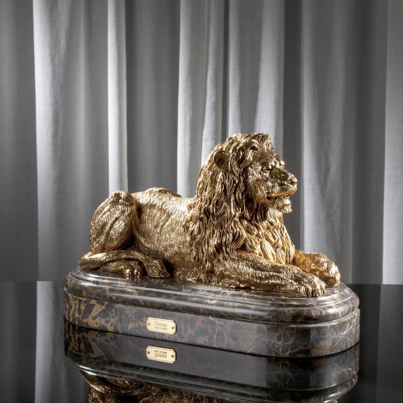 Soher Bronze Figure Huge Lion Spanish Handmade in Spain