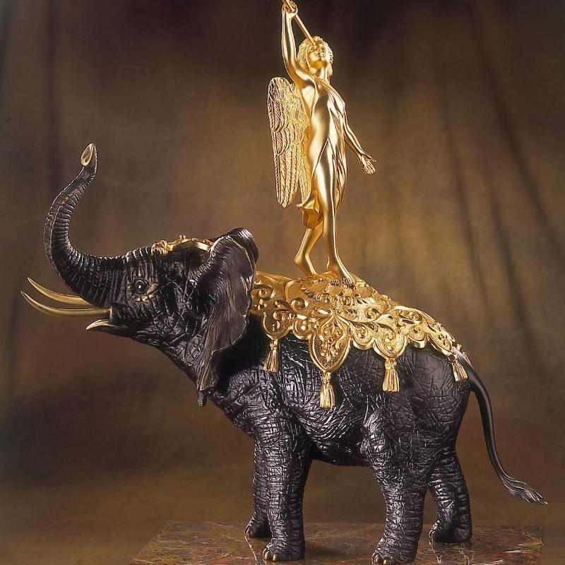 Soher Figure Elephant & Angel 1365 New