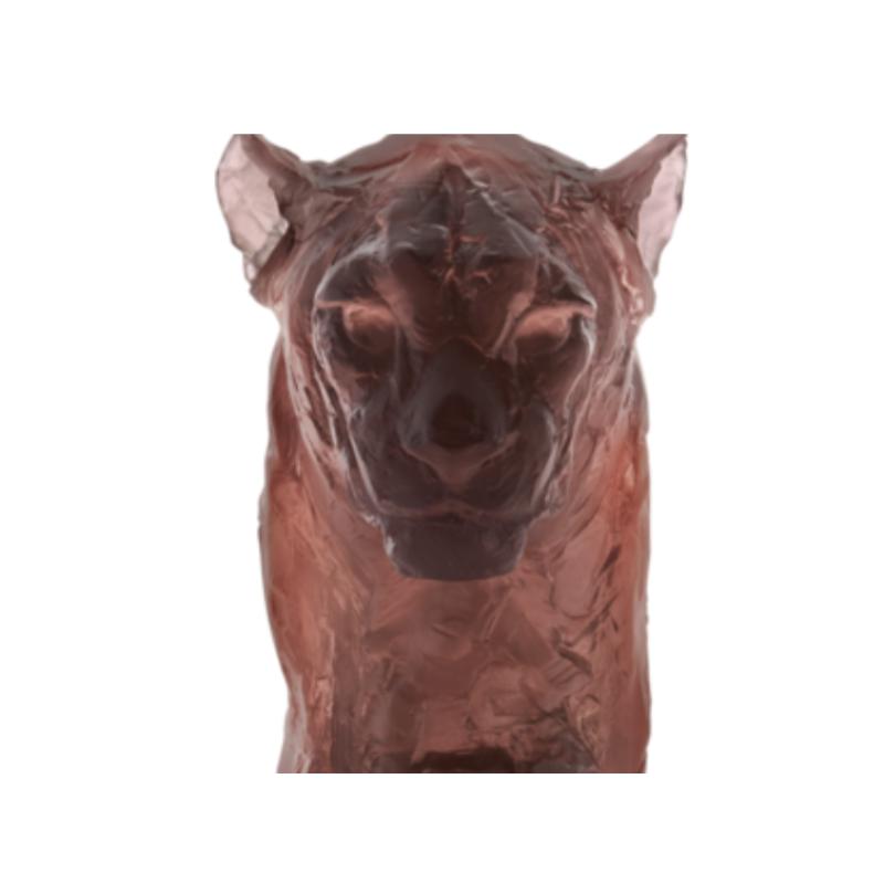 Daum Crystal Panther Head Tete De Panthere 05607 - NEW IN STOCK IMMEDIATE SHIPPING