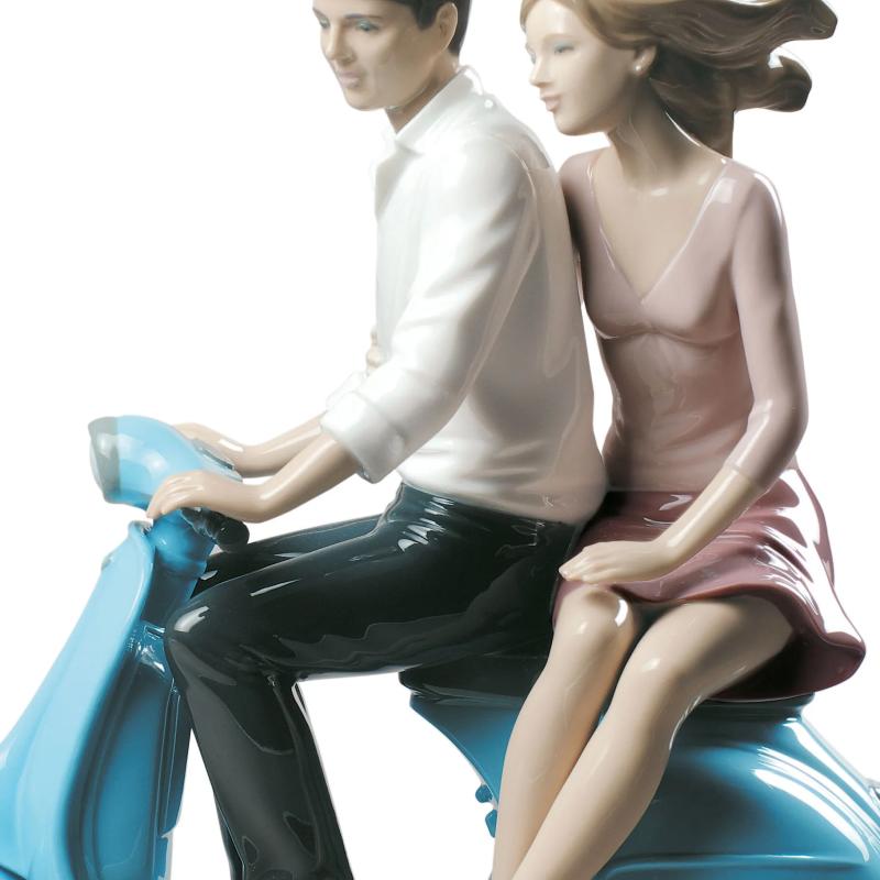 Lladro Riding with You Couple Figurine 01009231