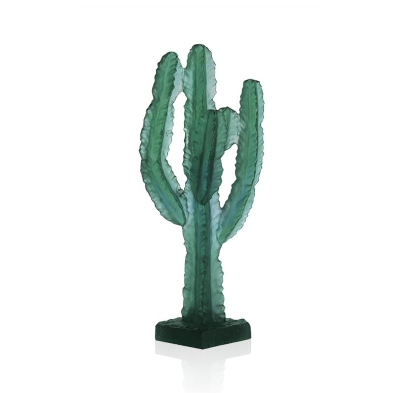 DAUM Cactus Green Jardin de Cactus by Emilio Robba