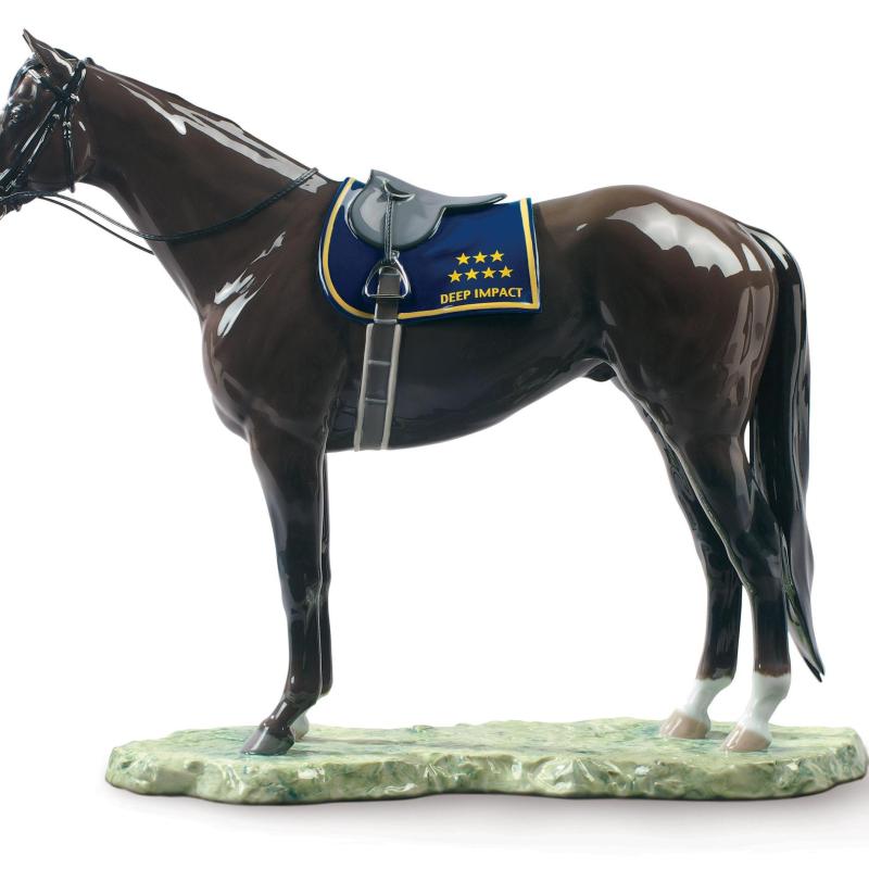 Lladro Deep Impact Horse Sculpture. Limited Edition Gloss 01009184
