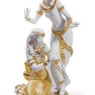 Lladro Dancers from The Nile Figurine. Golden Lustre. Limited Edition 01008591