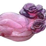 Daum Red & purple Rose Passion small bowl