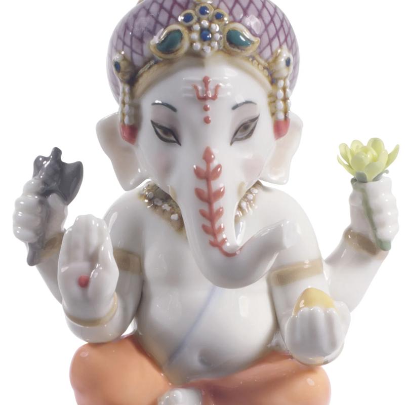 Lladro Bal Ganesha Figurine 01008672