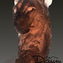 Daum Crystal Panther Head Tete De Panthere 05607 - NEW IN STOCK IMMEDIATE SHIPPING