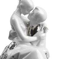 Lladro The Happiest Day Couple. Figurine. Silver luster 01007055