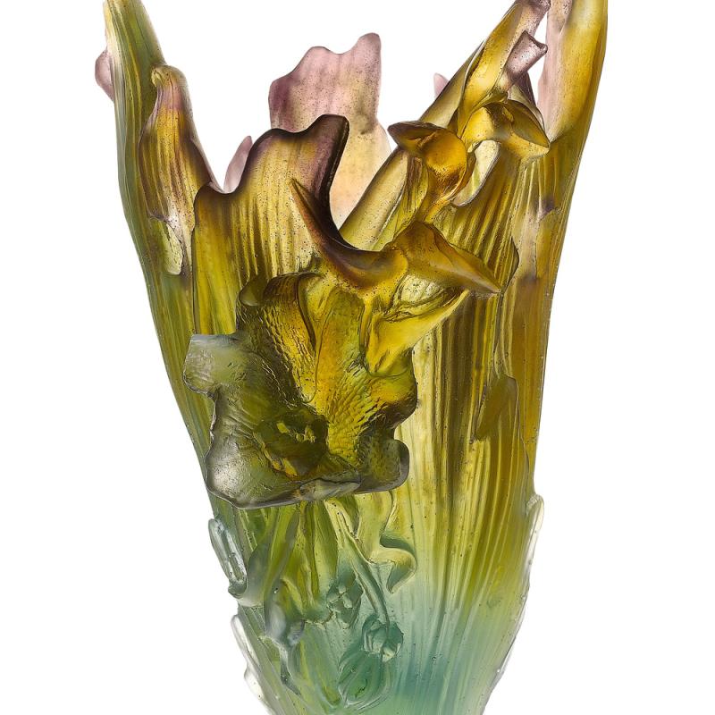 Daum Cattleya Large Vase 3765