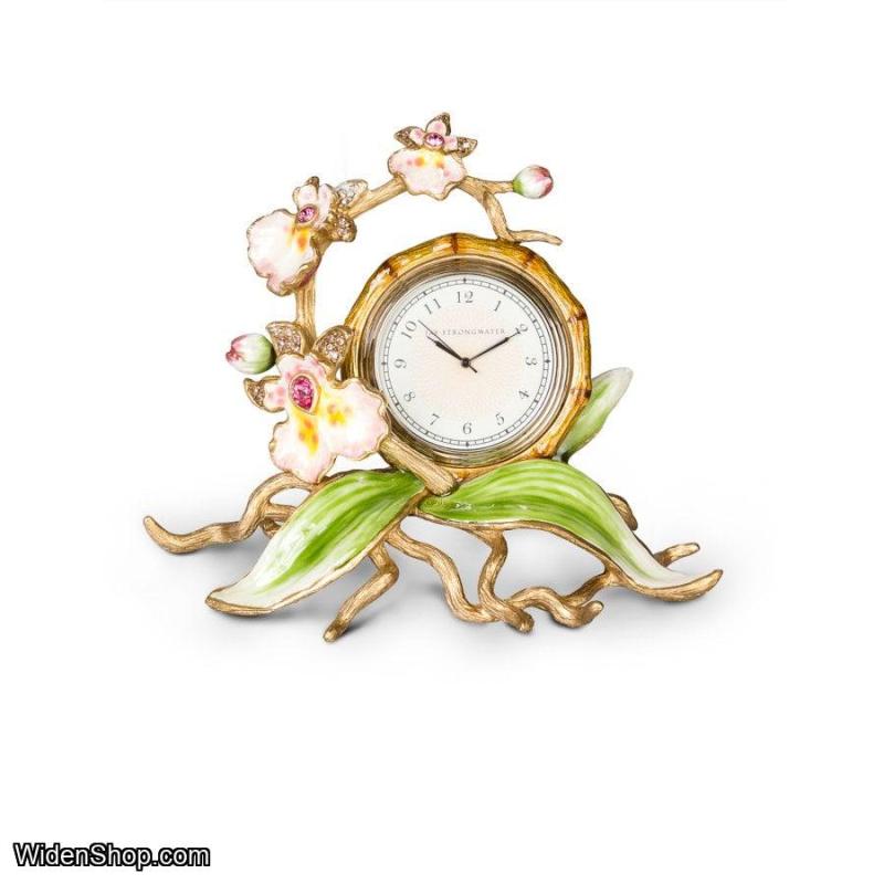 Tara Orchid Clock - Flora JAY STRONGWATER SDH6059-256
