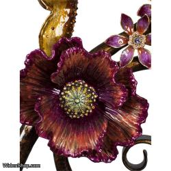 JAY STRONGWATER Vincente Flora & Fauna Fireplace Screen SHW3256-450