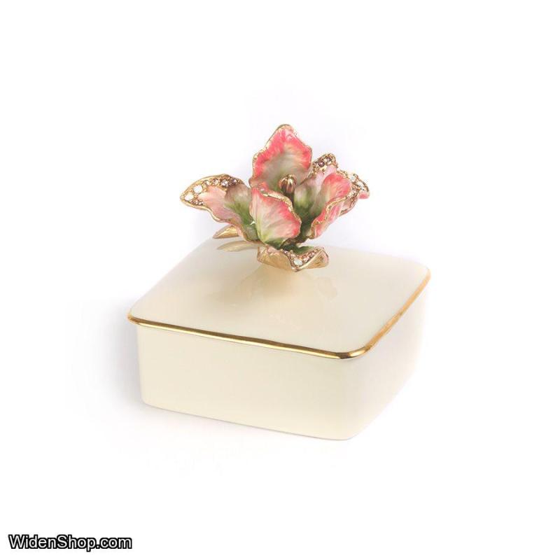 JAY STRONGWATER Lainey Tulip Porcelain Box SDH7361-272