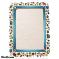 Jay Strongwater Emery Bejeweled 4" x 6" Frame SPF5813-208