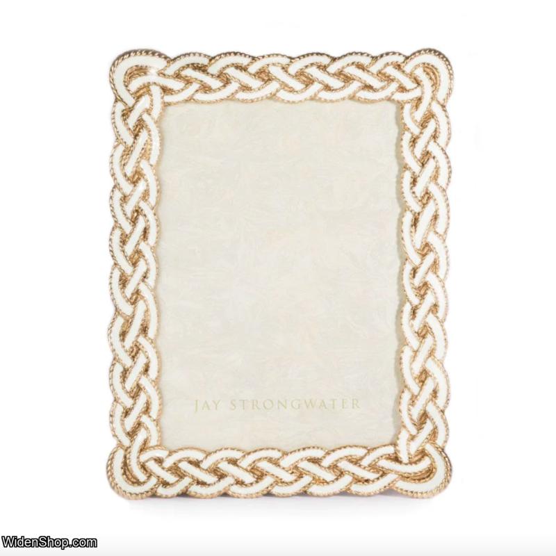 Jay Strongwater Mika Braided 5" x 7" Frame SPF5839-232