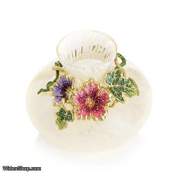 Jay Strongwater Holland Leaf and Flower Vase SDH6634-276