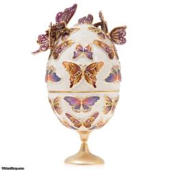 Jay Strongwater Sunset Butterfly Egg Objet SDH1935-256