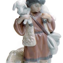 LLADRO Shepherd Boy Nativity Figurine 01005485