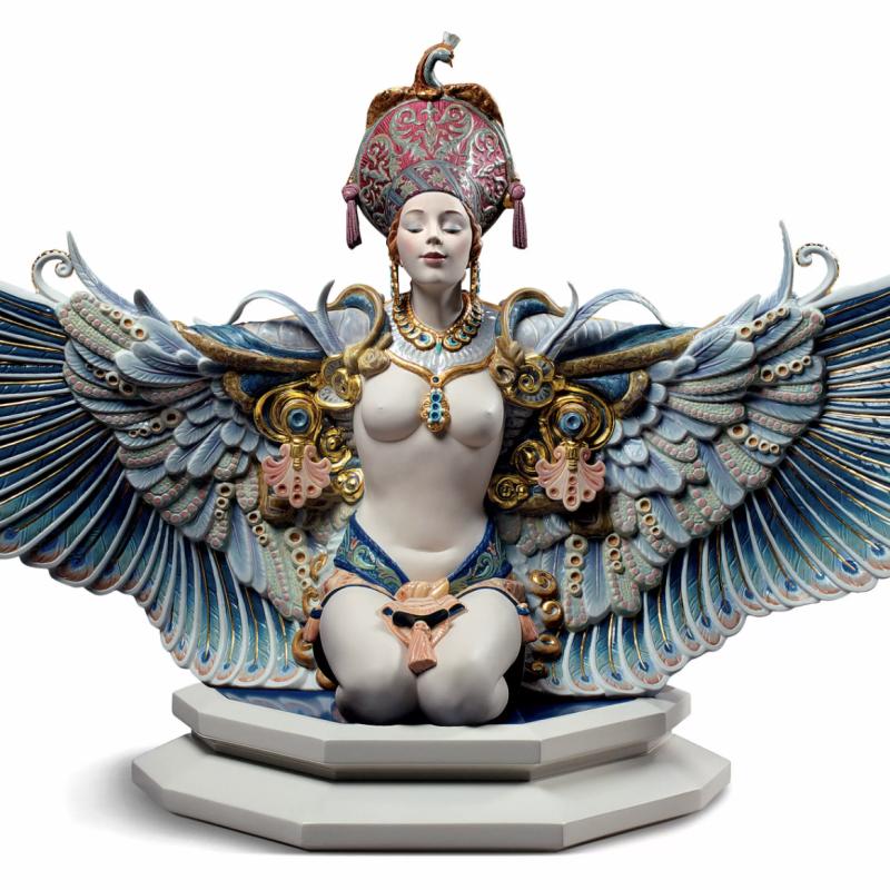 Lladro Winged fantasy Woman Sculpture. Limited Edition 01002005