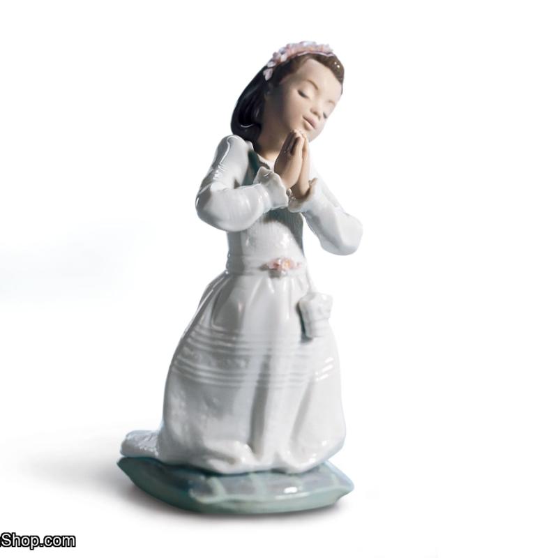 Lladro  Communion Prayer Girl Figurine 01006089