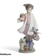 Lladro Delicate Nature Girl Figurine 01008240
