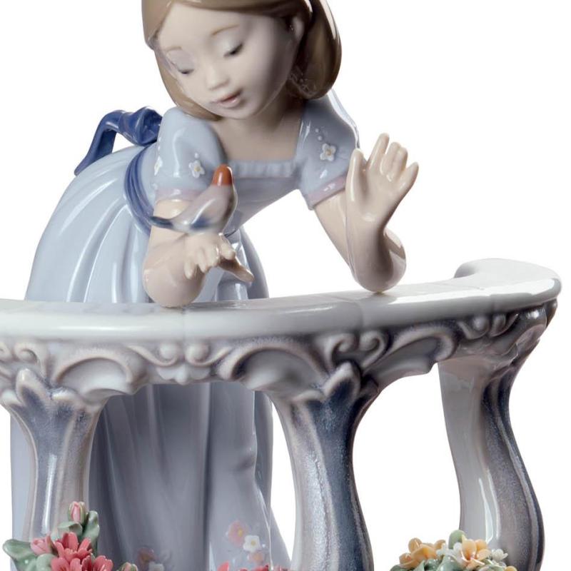 Lladro Morning Song Girl Figurine. Special Edition 01008735