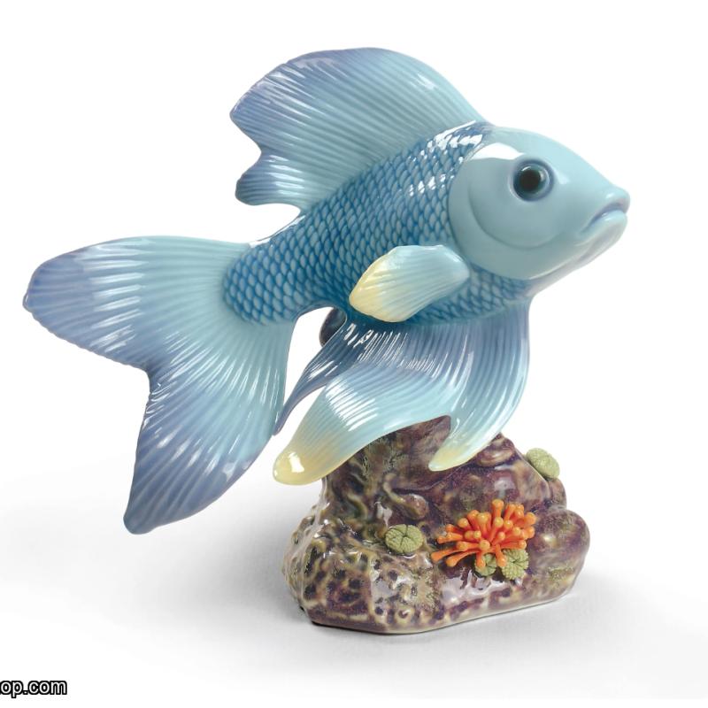 Lladro Pond Dreamer Fish Figurine 01009141
