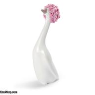 Lladro Goossiping Goose Figurine Pink 01009206