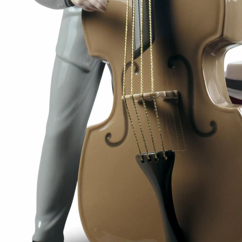 Lladro Jazz Bassist Figurine 01009331