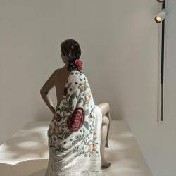 Lladro Nude with Shawl Woman Figurine 01012536