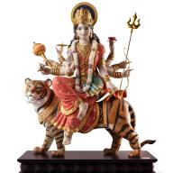 Lladro Goddess Durga Sculpture. Limited Edition 01002021