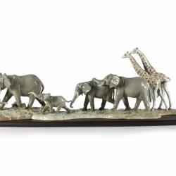 Lladro African Savannah Wild Animals Sculpture 01009394