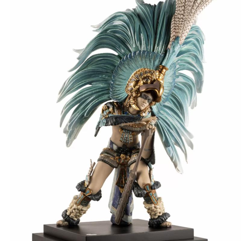 Lladro Aztec dance Sculpture. Limited edition 01002027