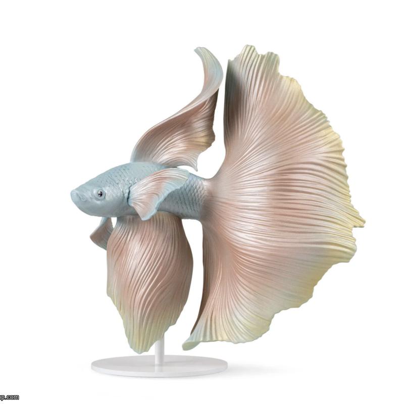 Lladro Betta Fish Sculpture Right 01009700