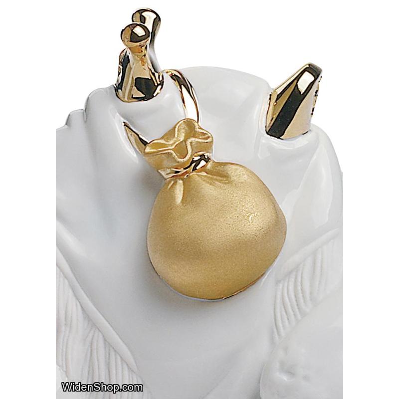 Lladro Camel Nativity Figurine. Golden Lustre 01007148