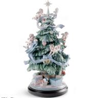 Lladro Great Christmas Tree Figurine. Limited Edition 01008477