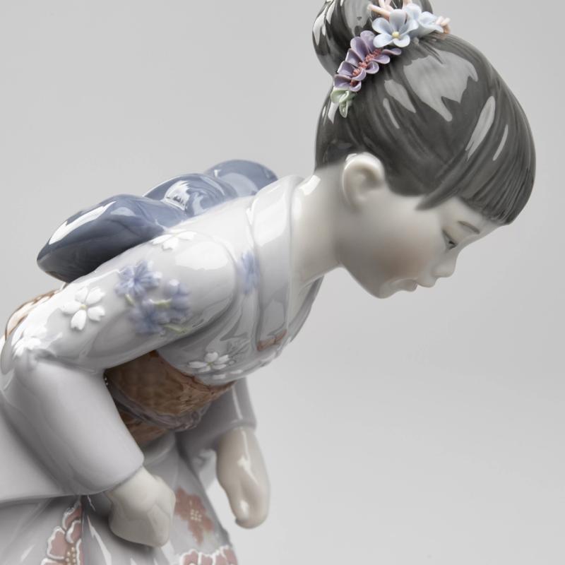 Lladro Japanese Garden Children Figurine 01008640