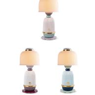 Lladro Kokeshi Lamp Set 01024146+01024147+01024148