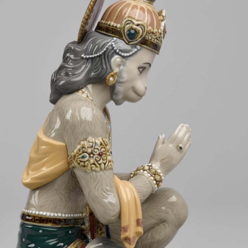Lladro Lakshman and Hanuman Sculpture Limited Edition 01001972