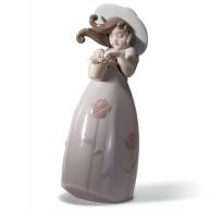 Lladro Little Rose Girl Figurine 01008042