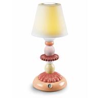 Lladro Lotus Firefly Table Lamp Coral 01023760