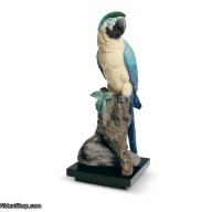 Lladro Macaw Bird Sculpture 01008388