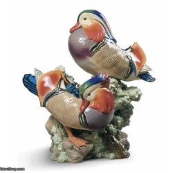 Lladro Mandarin Ducks Sculpture Limited Edition 01001979