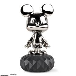 New In Mickey Mouse Platinum Sculpture  Porcelain creation portraying a contemporary vision of Mickey Mouse, one of the best-loved characters from the Disney factory 01009706