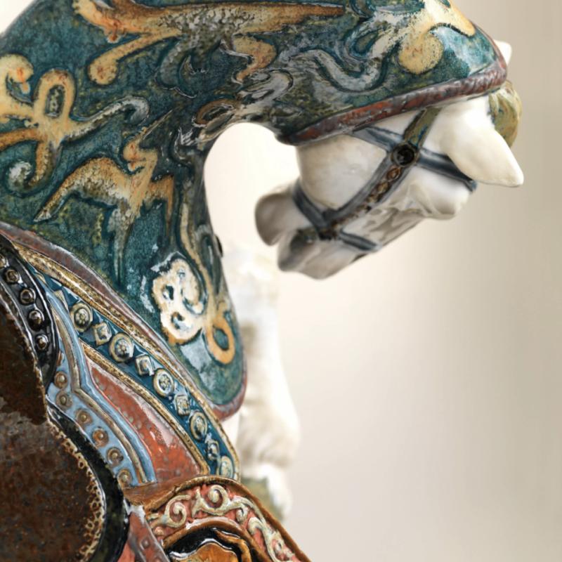 Lladro Oriental Horse Sculpture Glazed Limited Edition 01001943