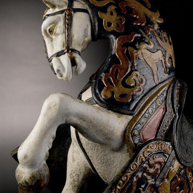 Lladro Oriental Horse Sculpture. Limited Edition 01001944