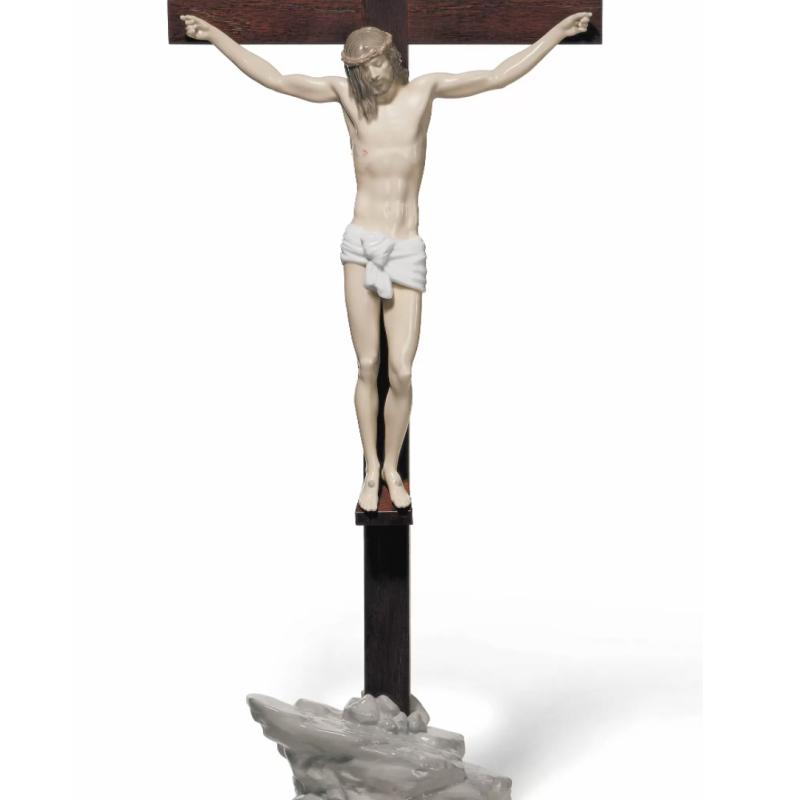 Lladro Our Savior Crucifix Figurine Tabletop 01006911