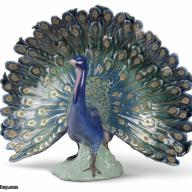 Lladro Peacock Figurine 01008777