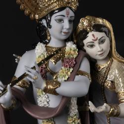 Lladro Radha Krishna Sculpture Limited edition 01002015